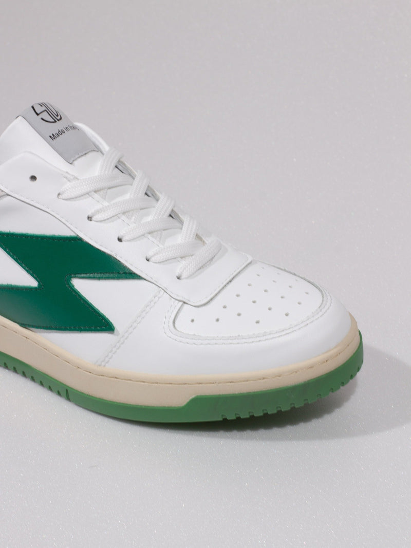 Kyoto basket low MAN white/green