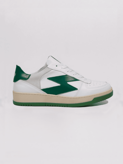 Kyoto basket low MAN white/green