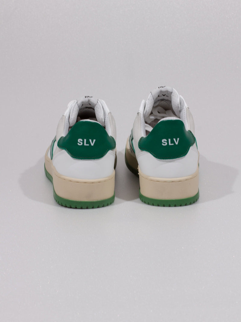 Kyoto basket low MAN white/green