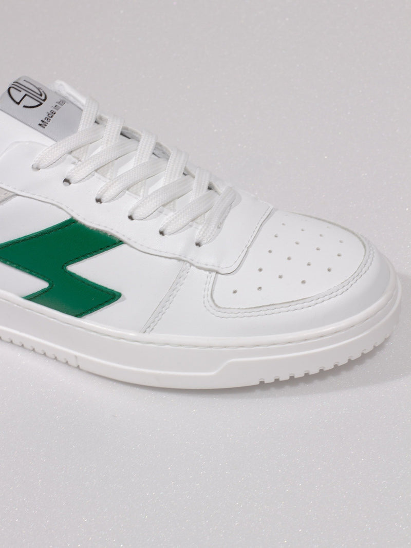 Kyoto basket low WMN white/green