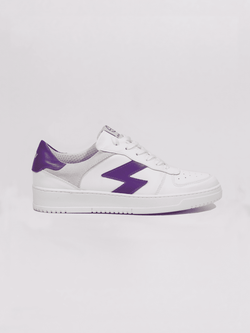 Kyoto basket low WMN white/purple